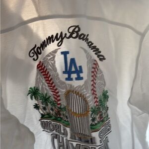 Tommy Bahama White World Series Shirt